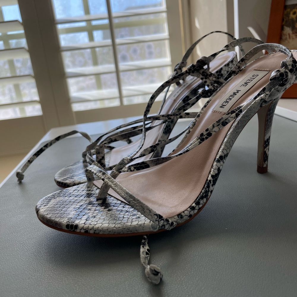 Steve Madden Snake Print Status Stiletto - image 2